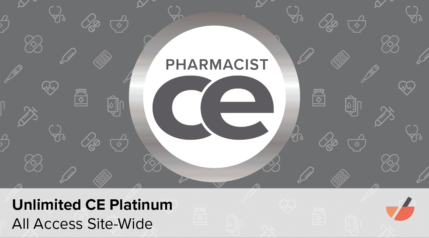 Unlimited Continuing Education – Platinum For Pharmacy Technicians